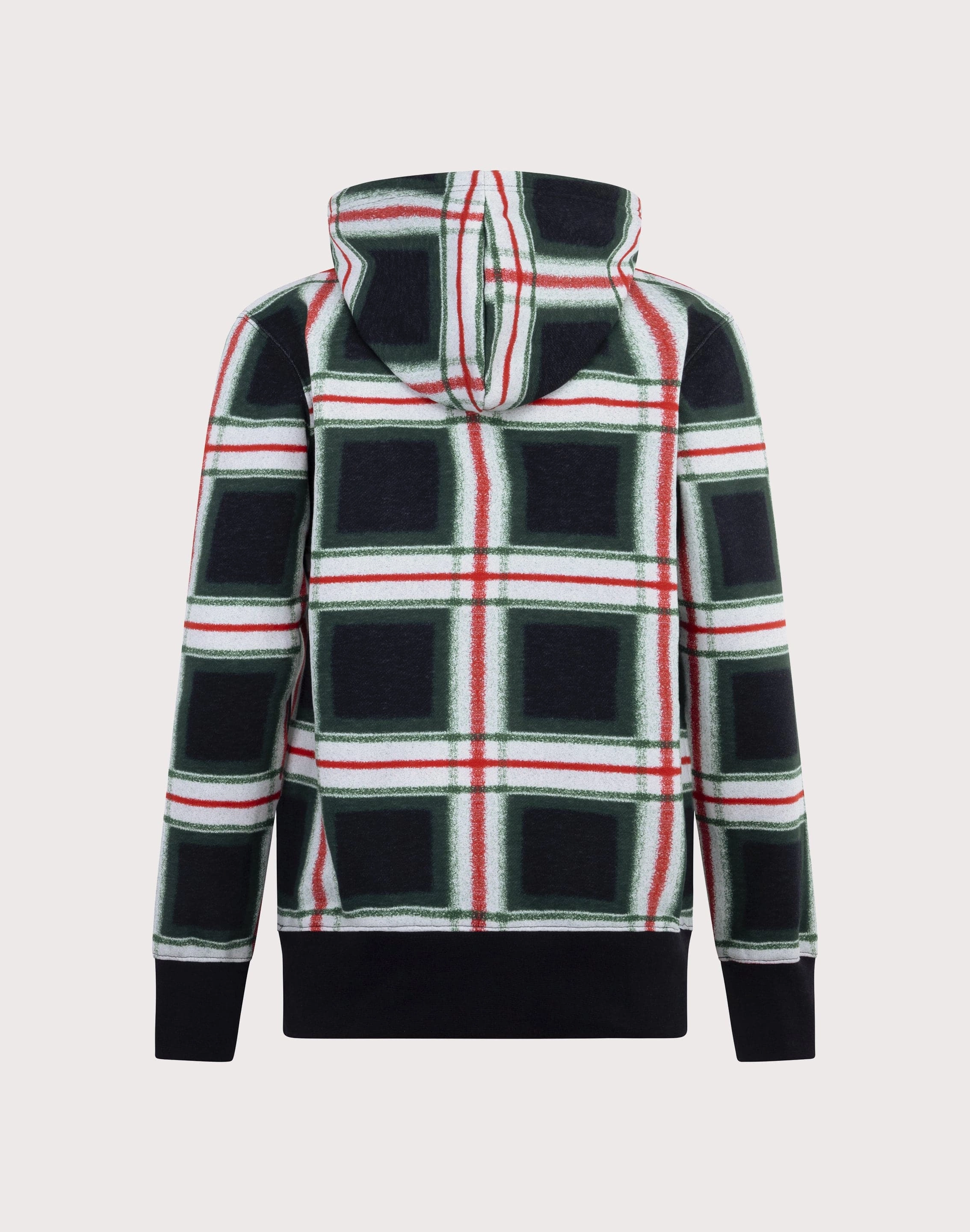 Jordan Plaid Big Boys' Black Hoodie Nylon - included fashion