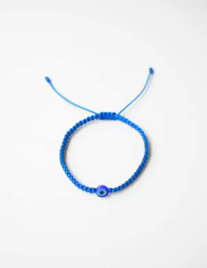 Kids Threaded Evil Eye in Blue
