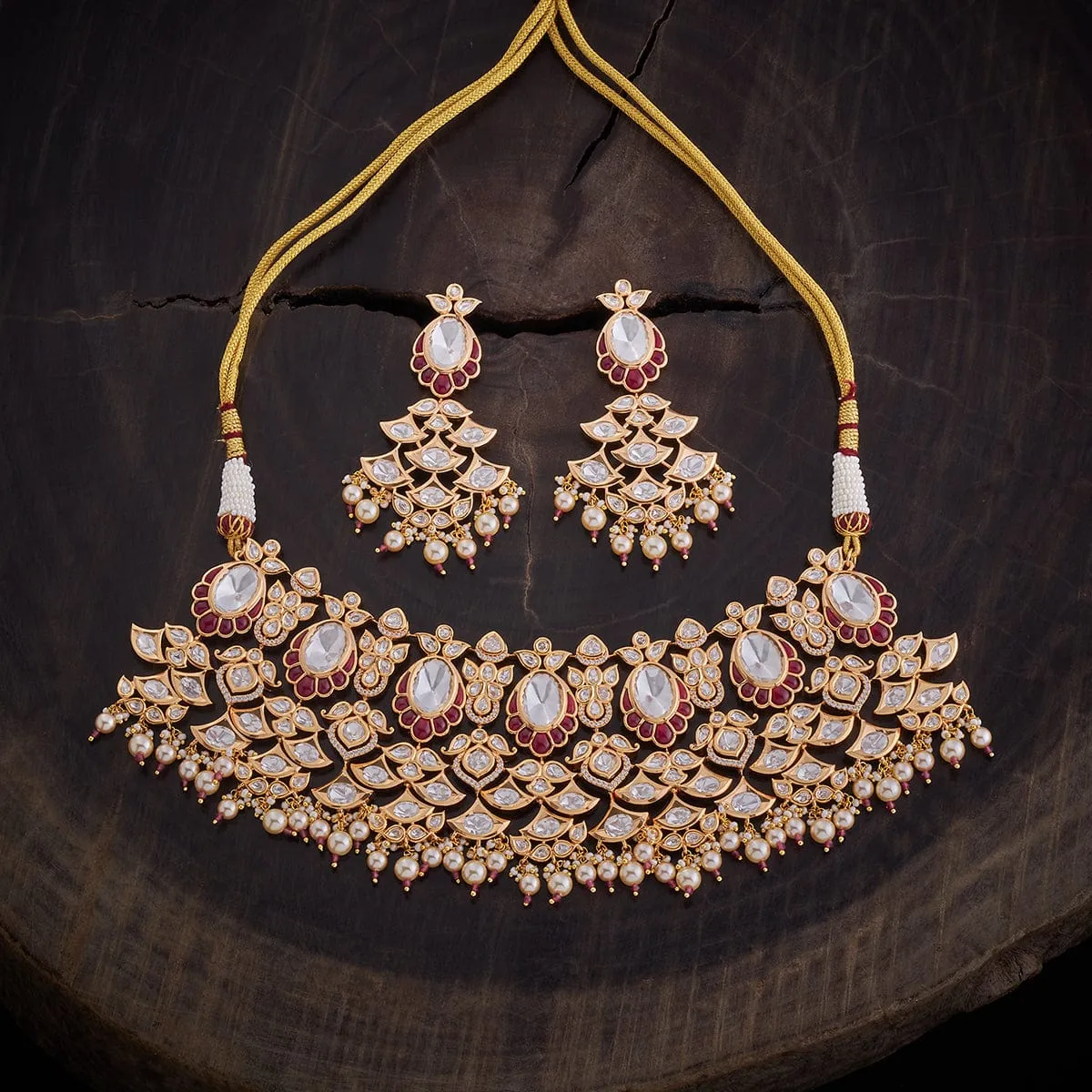 Kundan Necklace 164033