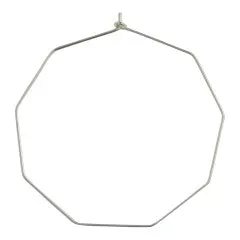 Large Hexagon Hoop