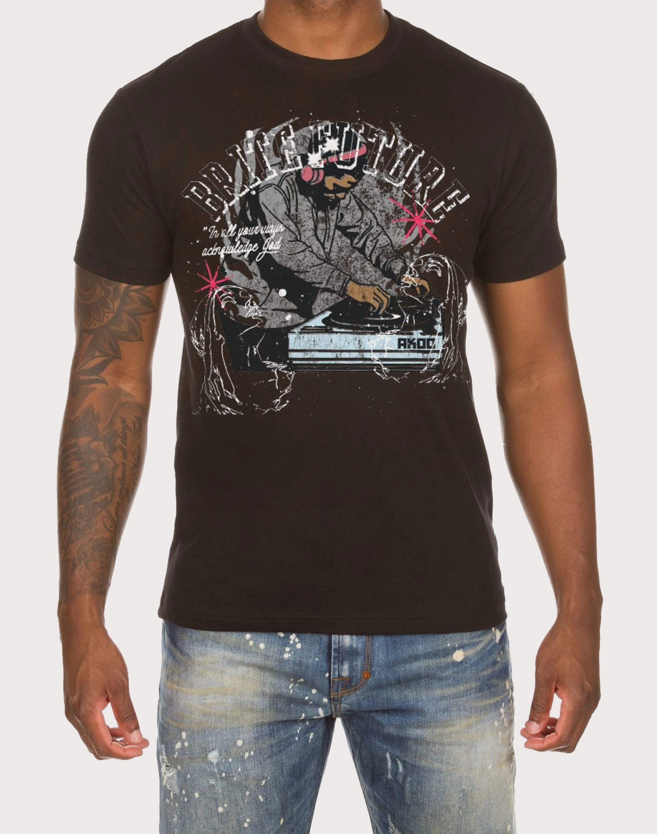 Akoo No Rivals Records Tee Fashionable options Everyday wear