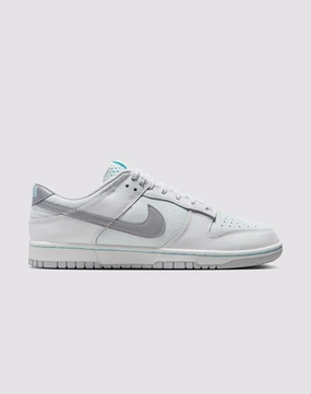 Leather - material fashion Nike Dunk Low Retro "Summit White/Metallic Silver/Glacier Ice" Polyester - used fashion