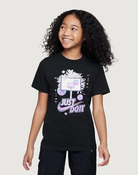 Leather - material fashion Nike Sportswear Tee Grade-School Beaded fashion items