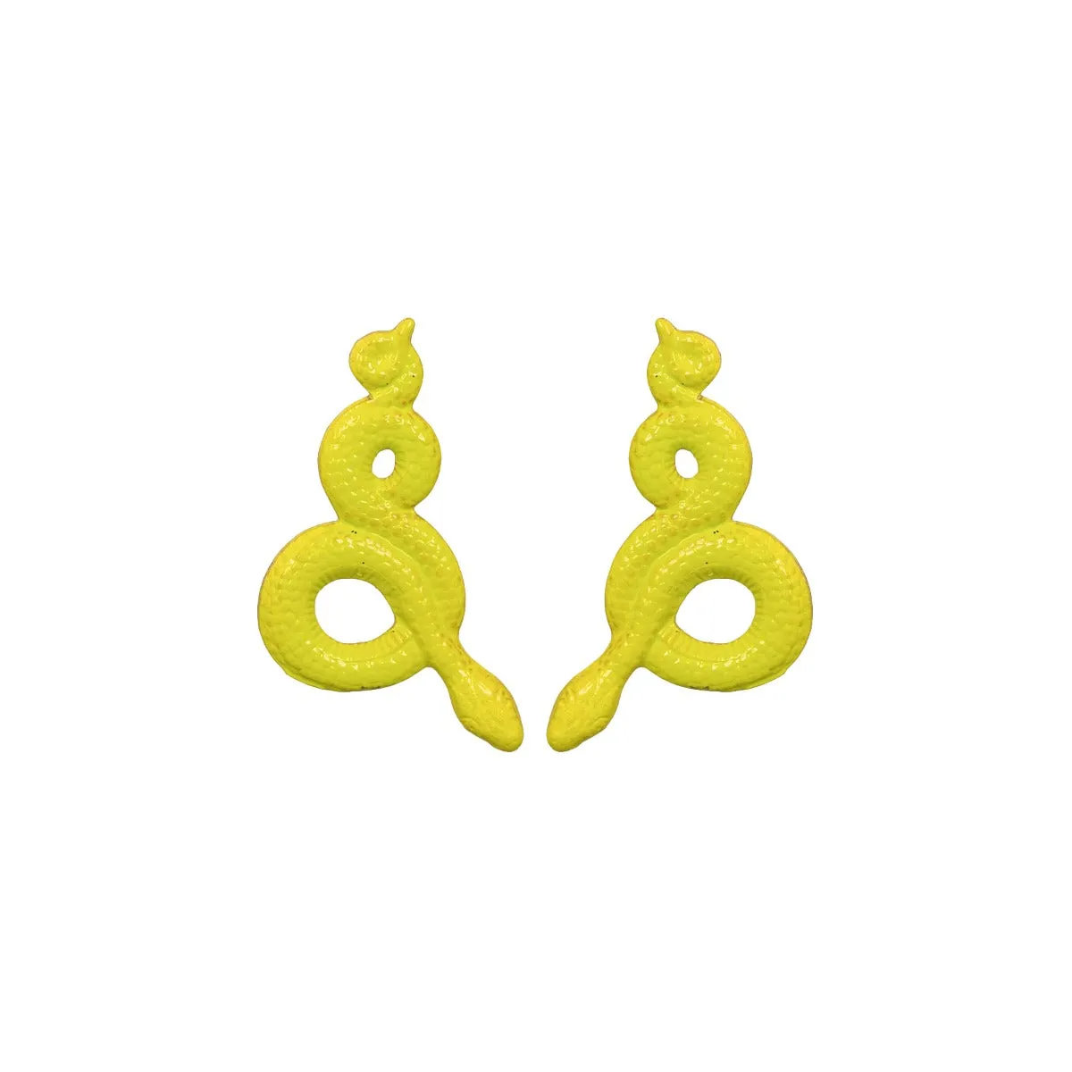 Lime Viper Earrings