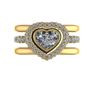 Love Heart Engagement Ring