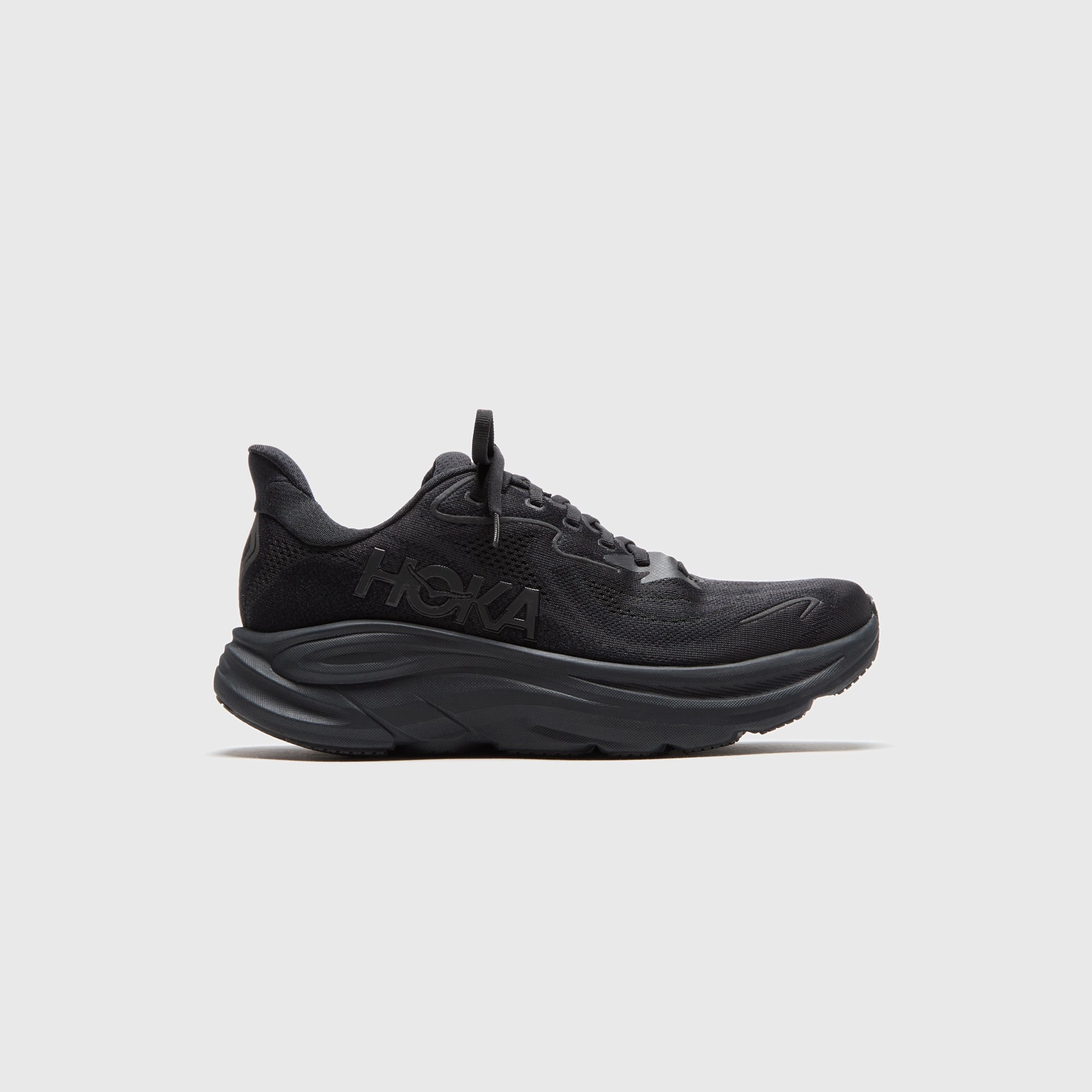 Lovely HOKA Clifton 10 - Black Determined