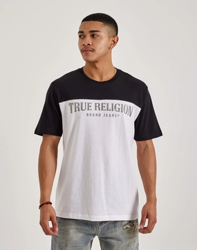 Luxury fashion items True Religion Two-Toned Tee Fashion technology