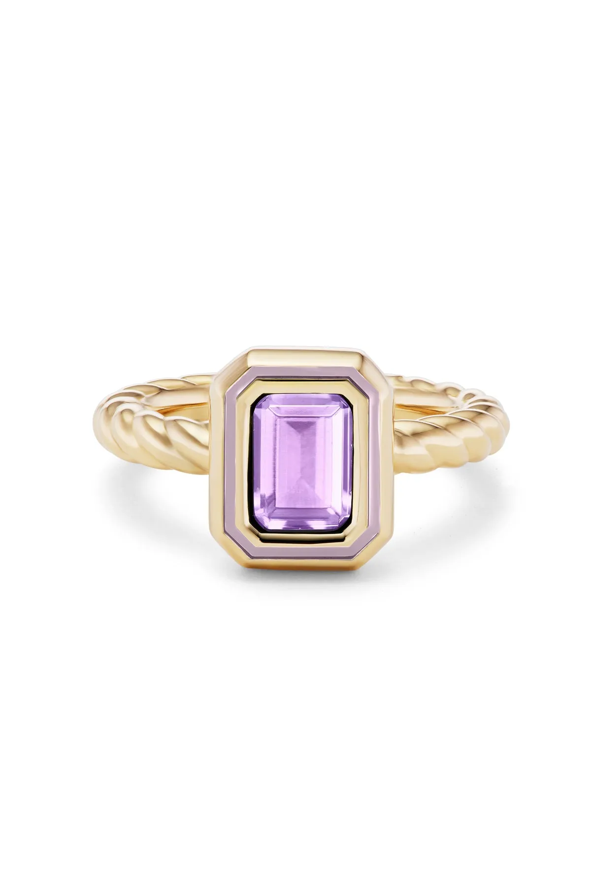 Madison Rectangle Bezel Stack Ring