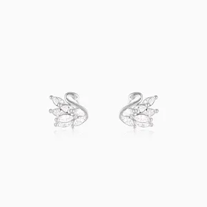 Manali's Shining Swan Studs