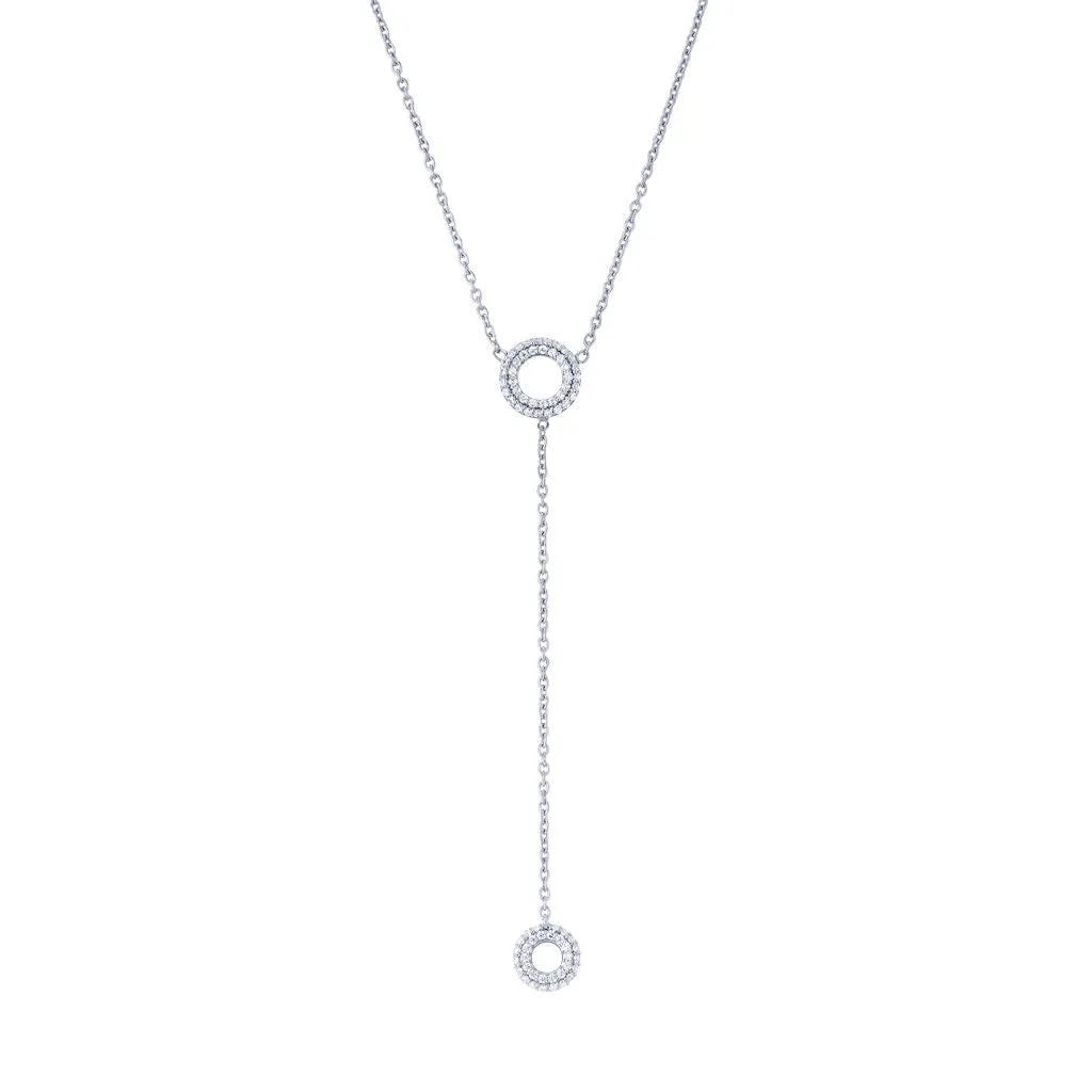 Matin 18K Whitegold Necklace w. 106 Diamonds