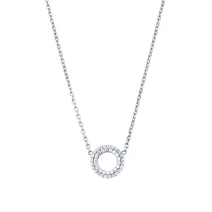 Matin 18K Whitegold Necklace w. 42 Diamonds