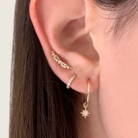 Mel Soldera Deco Ear Crawler Stud