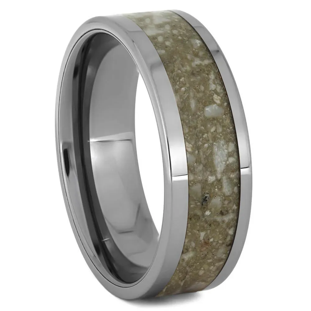 Memorial Rings Inlaid with Ashes and Topaz