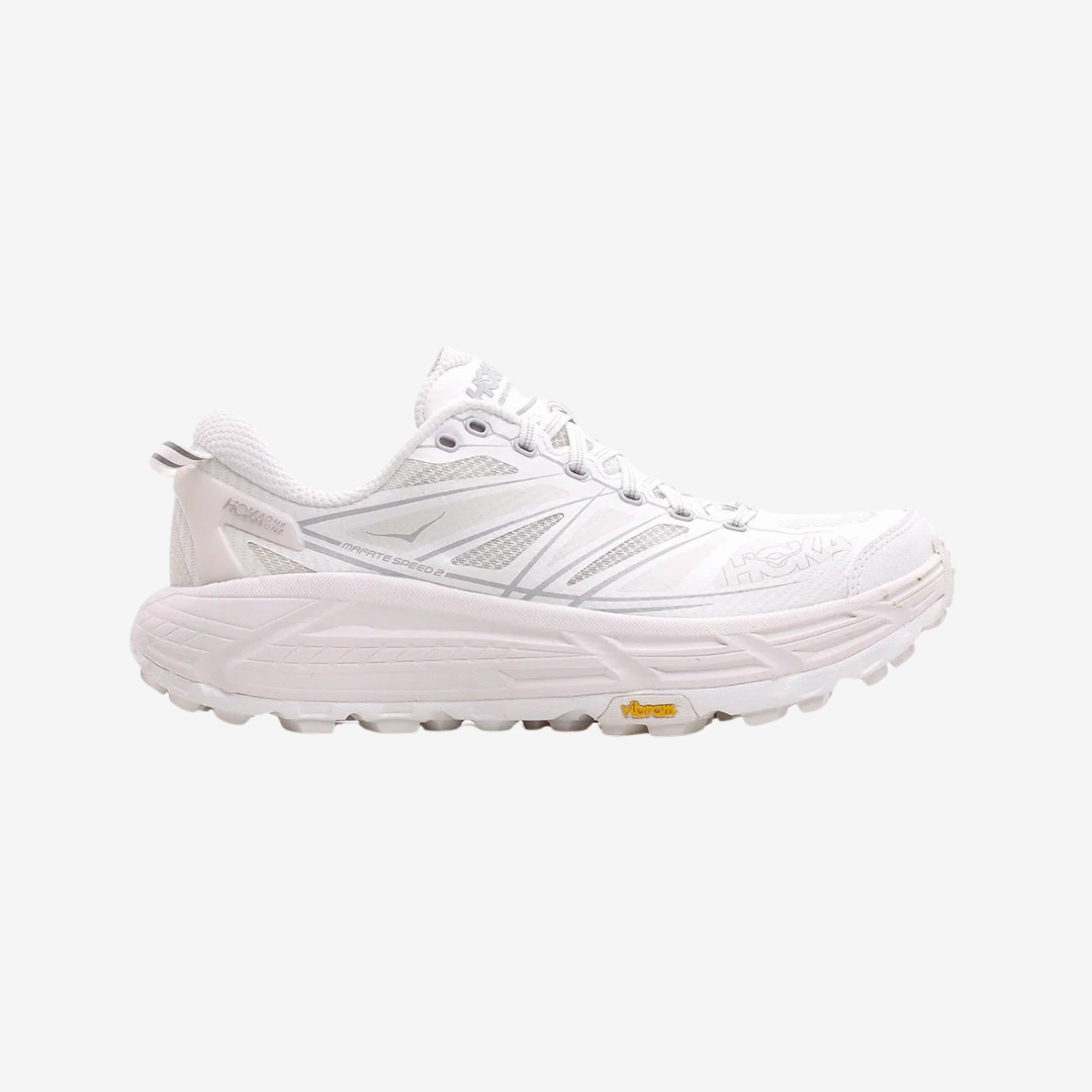 mens hoka mafate speed 2 (white)