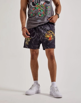 Military - inspired fashion Ed Hardy Panther Mesh Shorts Fashion exhibitions