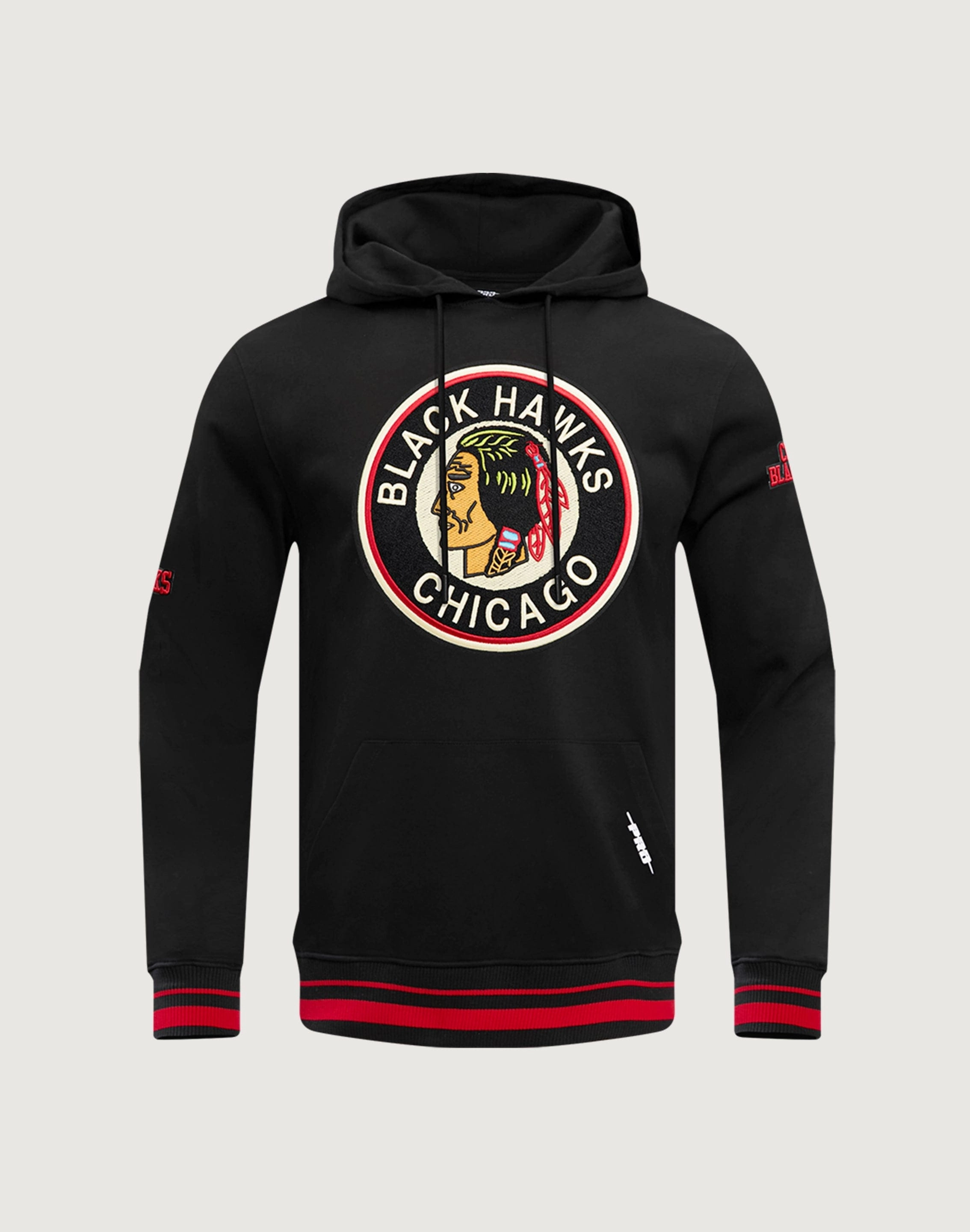Military - inspired fashion Pro Standard Chicago Blackhawks Retro Classic Hoodie Denim - based fashion
