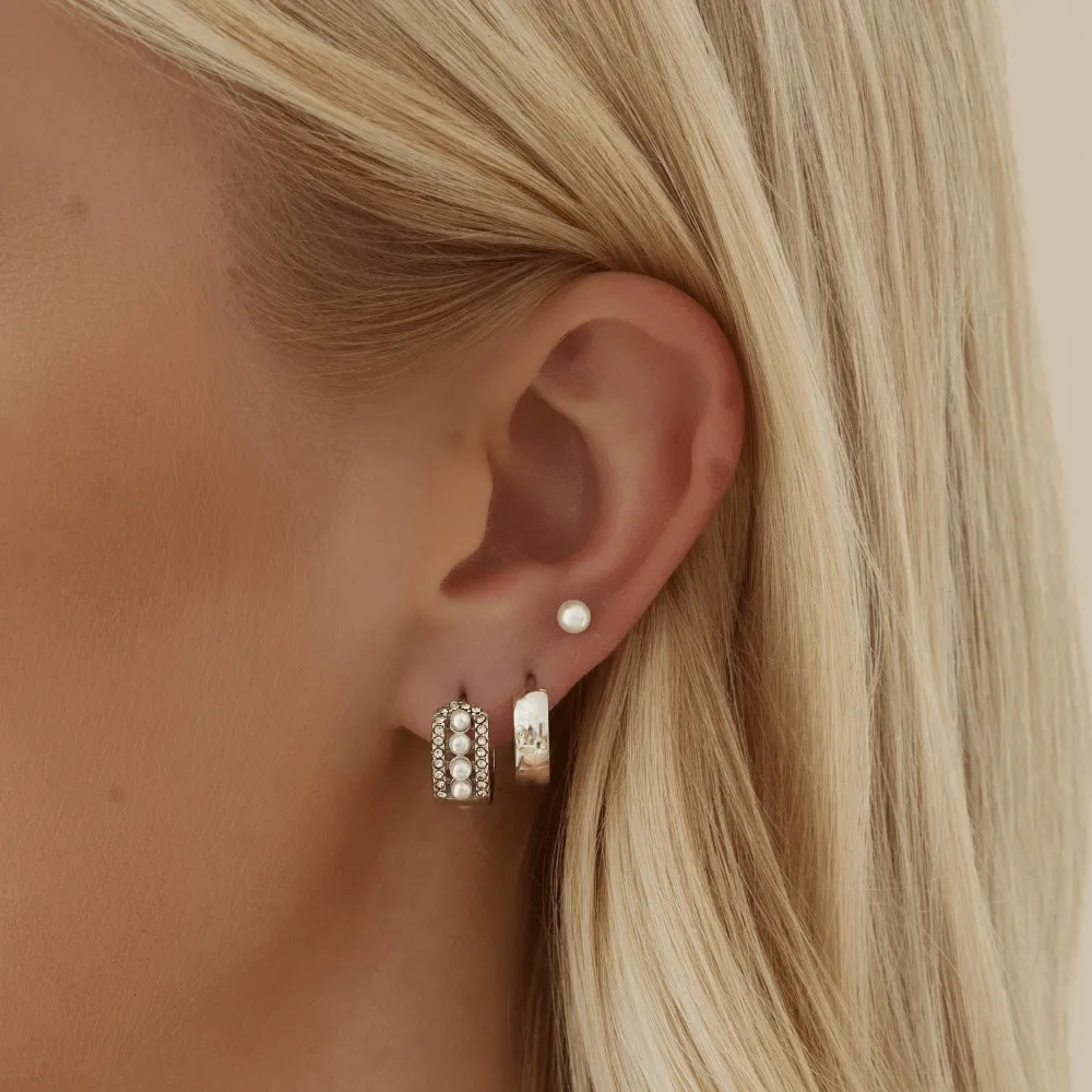 Mini Pearl Stud Earrings
