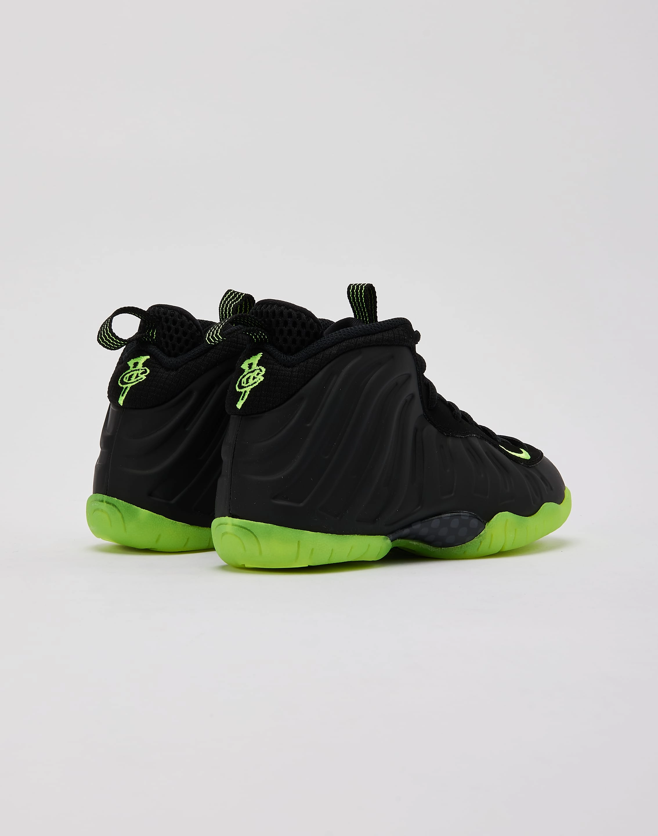 Minimalist fashion Nike Little Posite One 'Black Volt' Pre-School