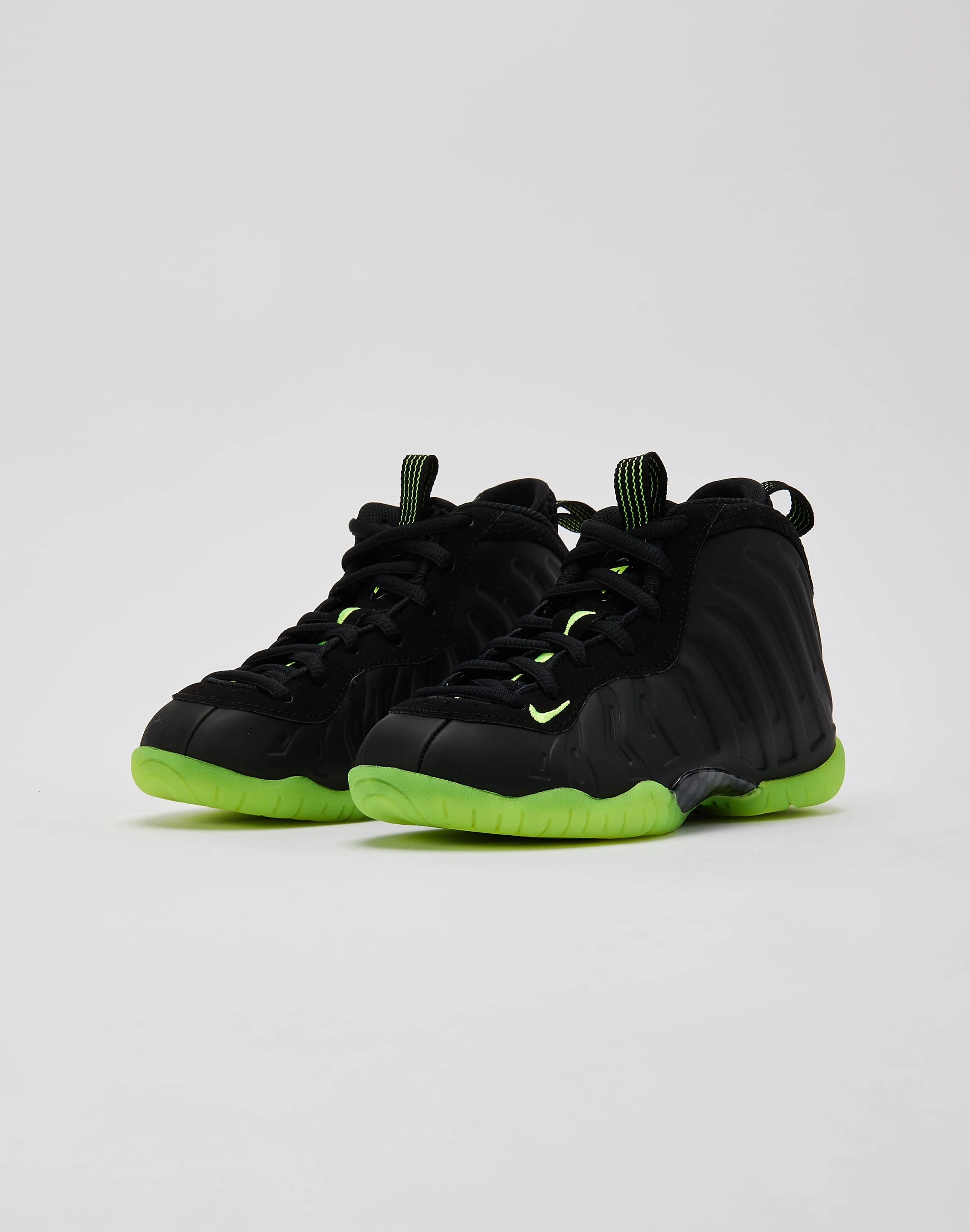Minimalist fashion Nike Little Posite One 'Black Volt' Pre-School