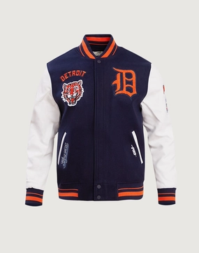 Minimalist fashion Pro Standard Detroit Tigers Retro Classic Rib Wool Varsity Jacket Fashion culture