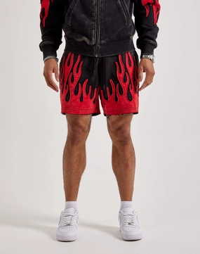 Minimalist fashion Smoke Rise Flame Fleece Shorts Everyday wear