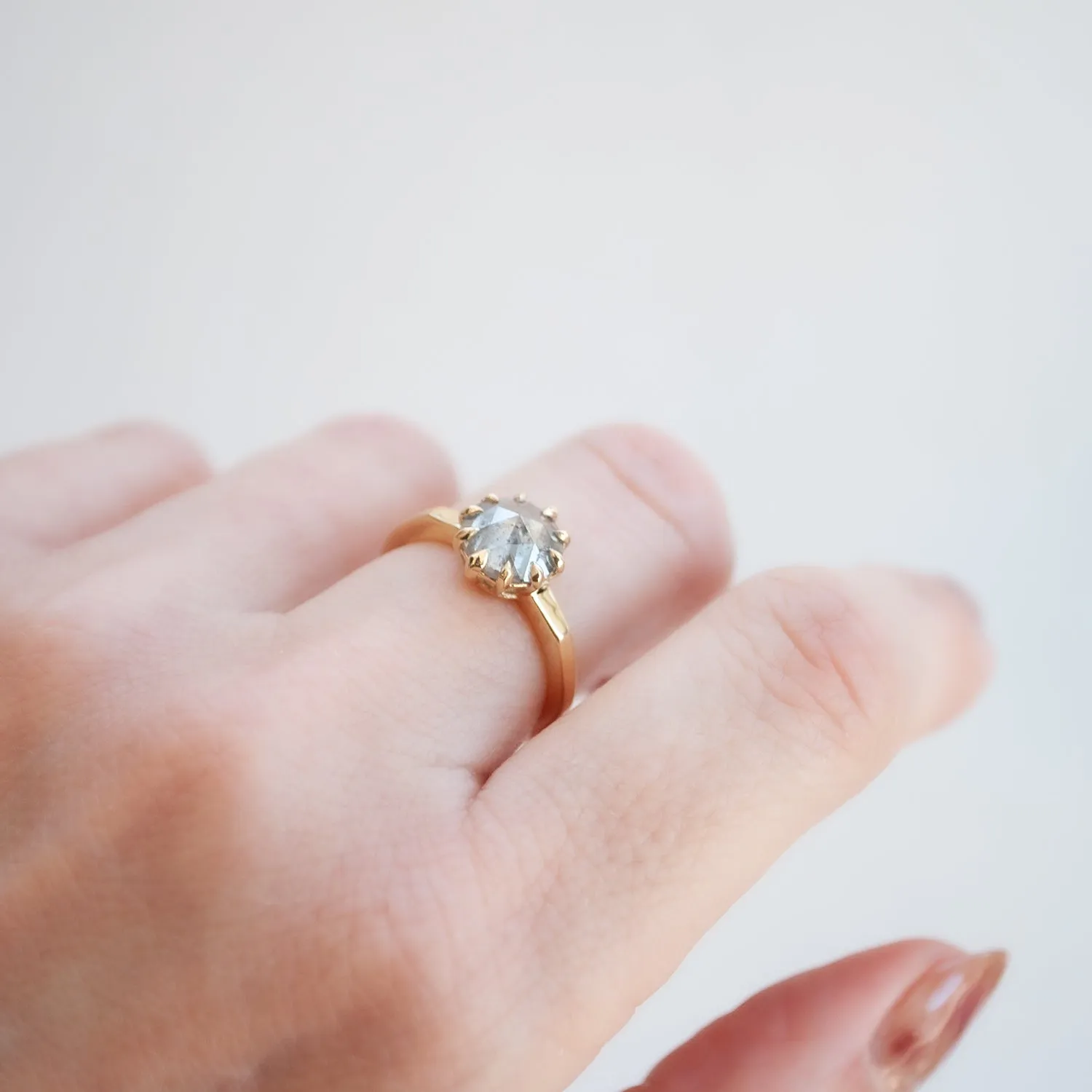 Misty Glow Diamond Ring