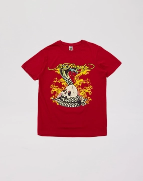 Modern fashion Ed Hardy Cobra Skull Tee Grade-School New fashion arrivals