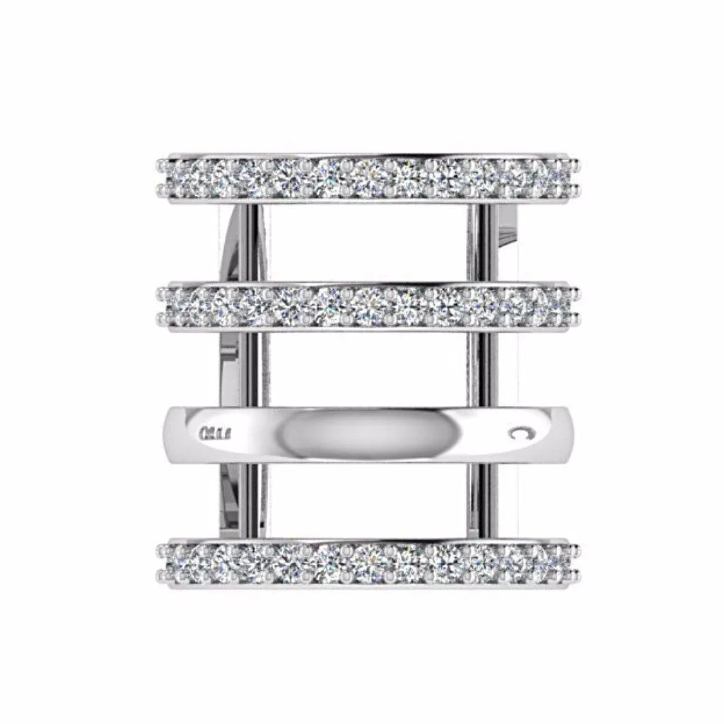 Multi Band Diamond Ring 18K Gold