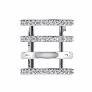 Multi Band Diamond Ring 18K Gold