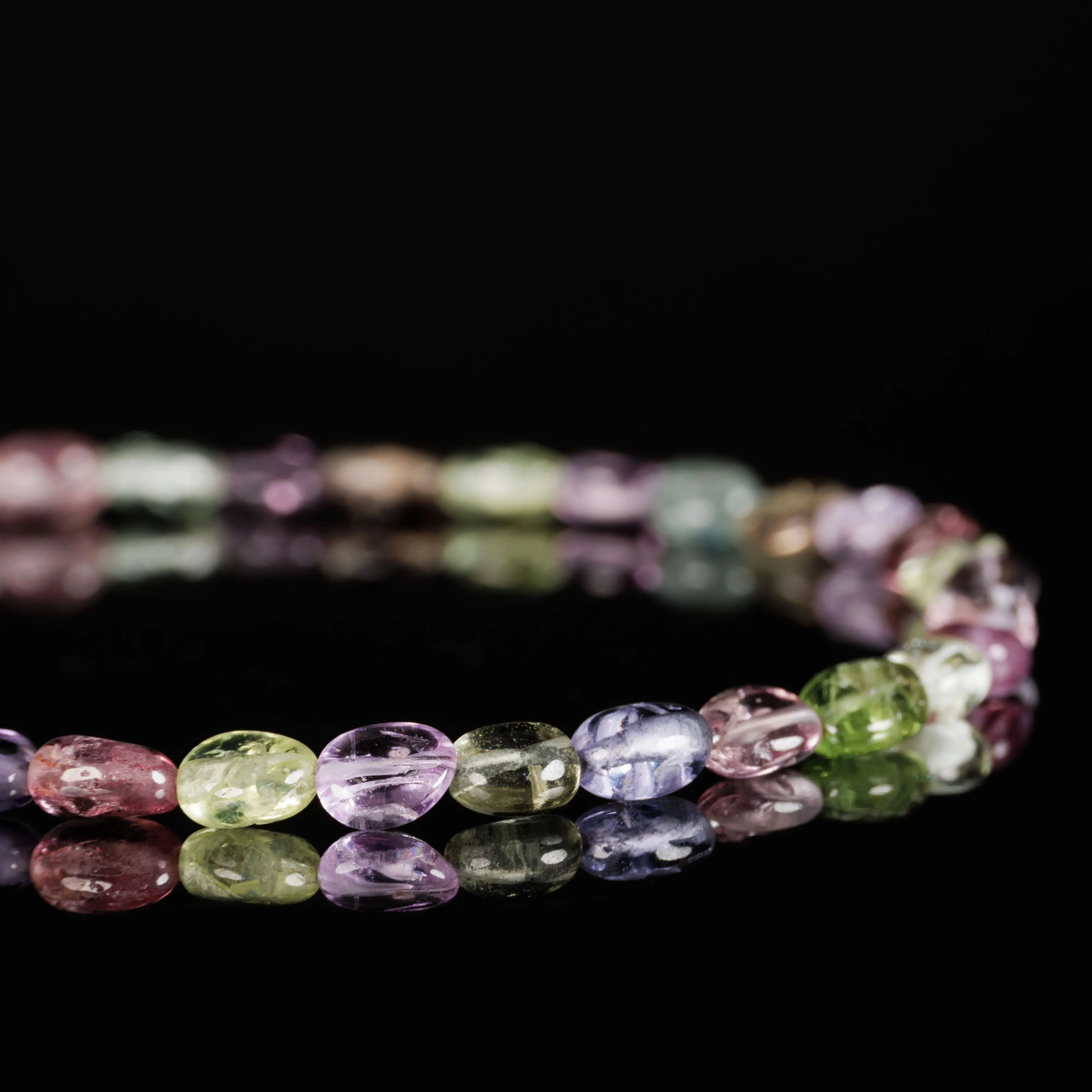 Multi Color Sapphire Bracelet II (2-3mm)