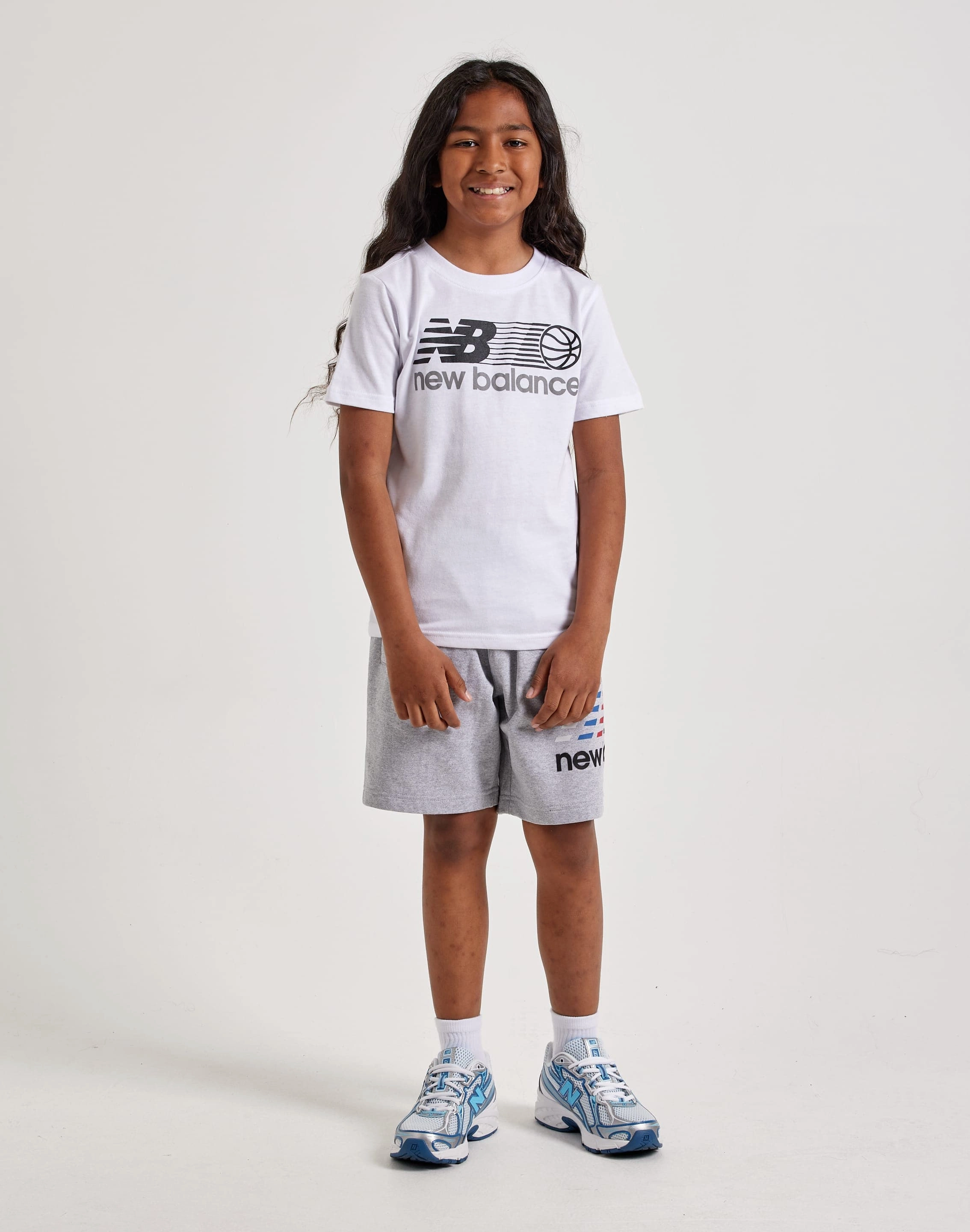 New Balance Basketball Tee Grade-School Classic fashion pieces
