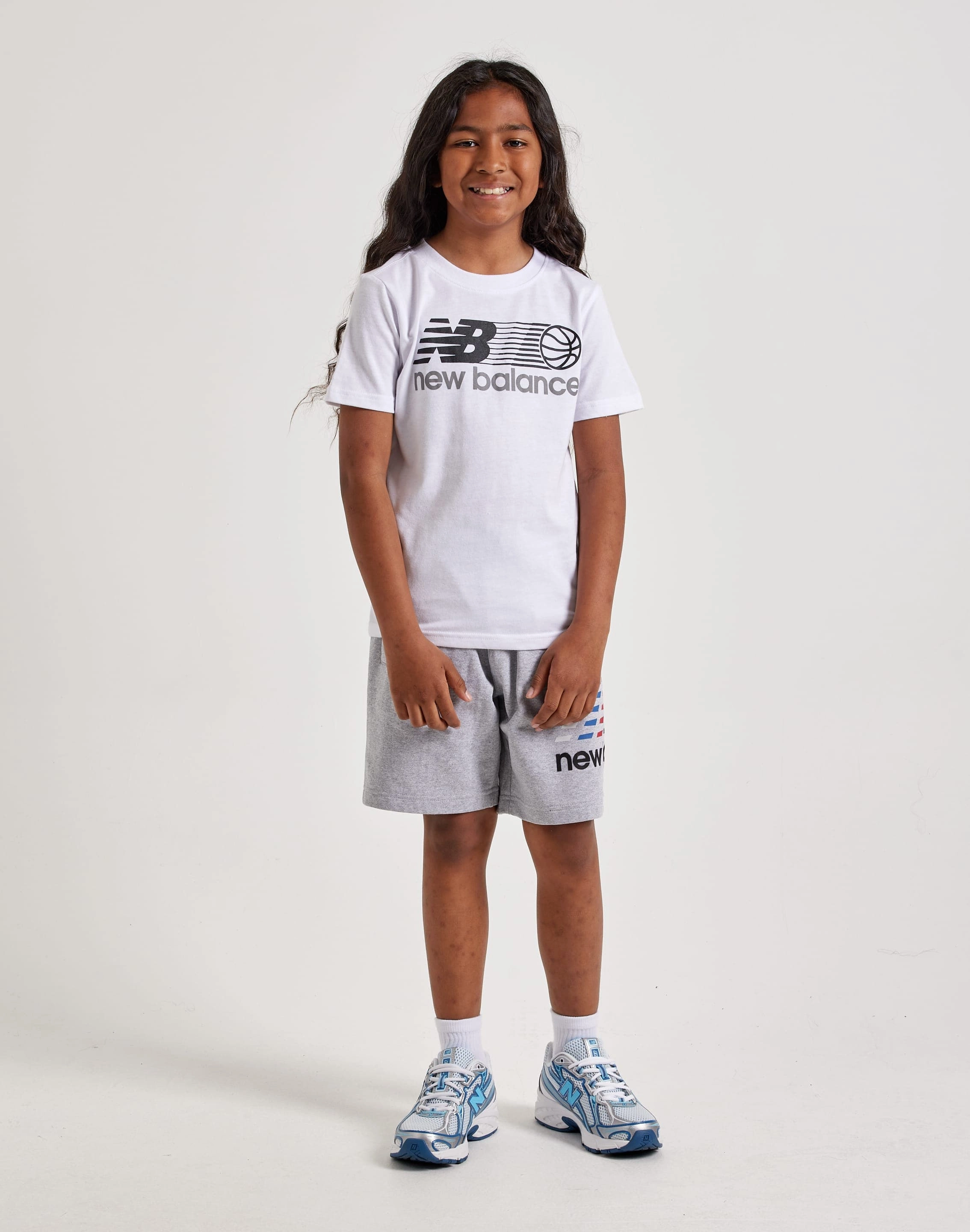 New Balance Basketball Tee Grade-School Classic fashion pieces