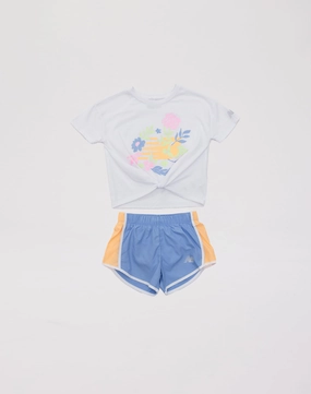 New Balance Bouquet Woven Shorts Set Pre-School Clothing and accessories Sustainable fashion practices