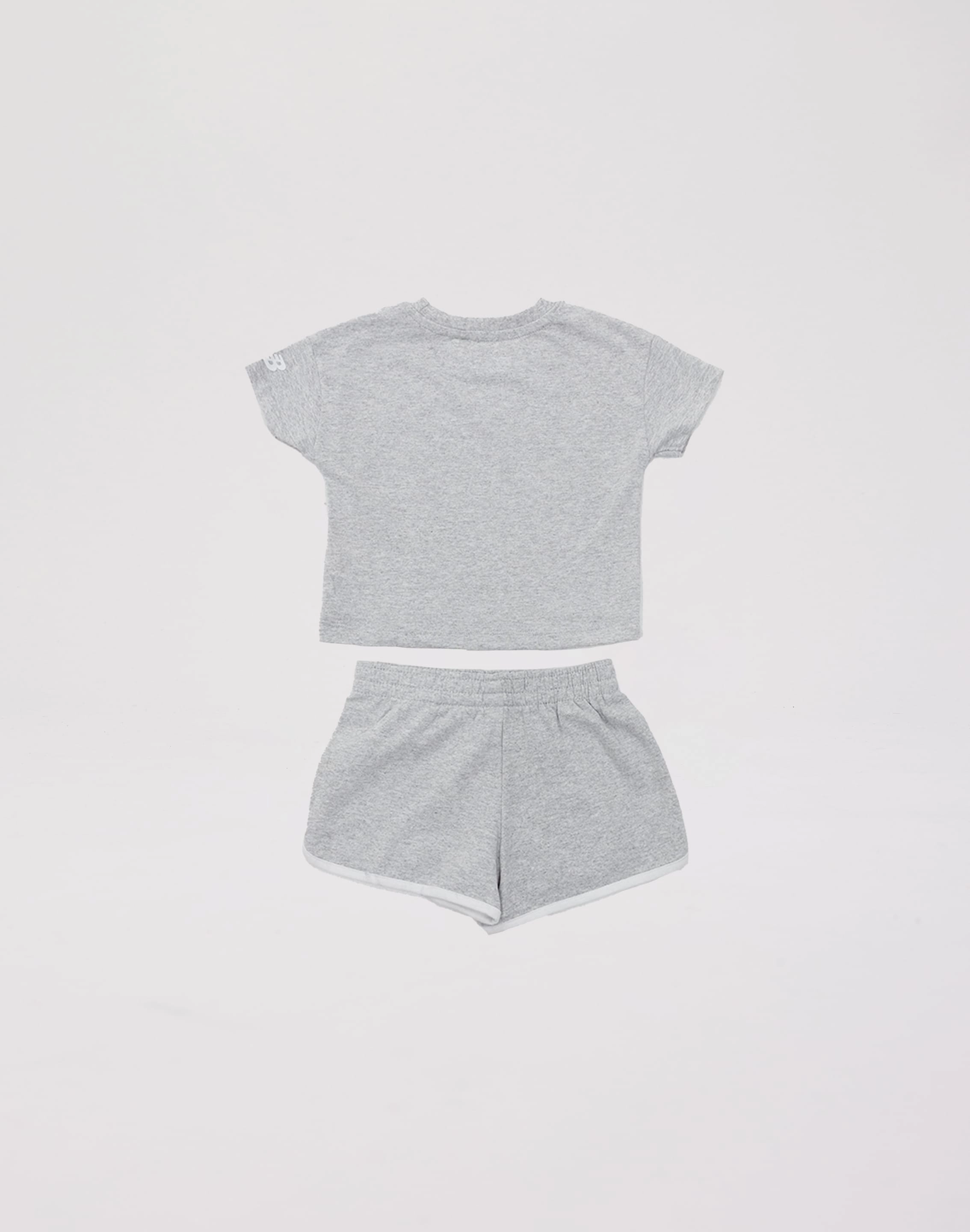 New Balance Flag Fleece Shorts Set Toddler Fashion culture