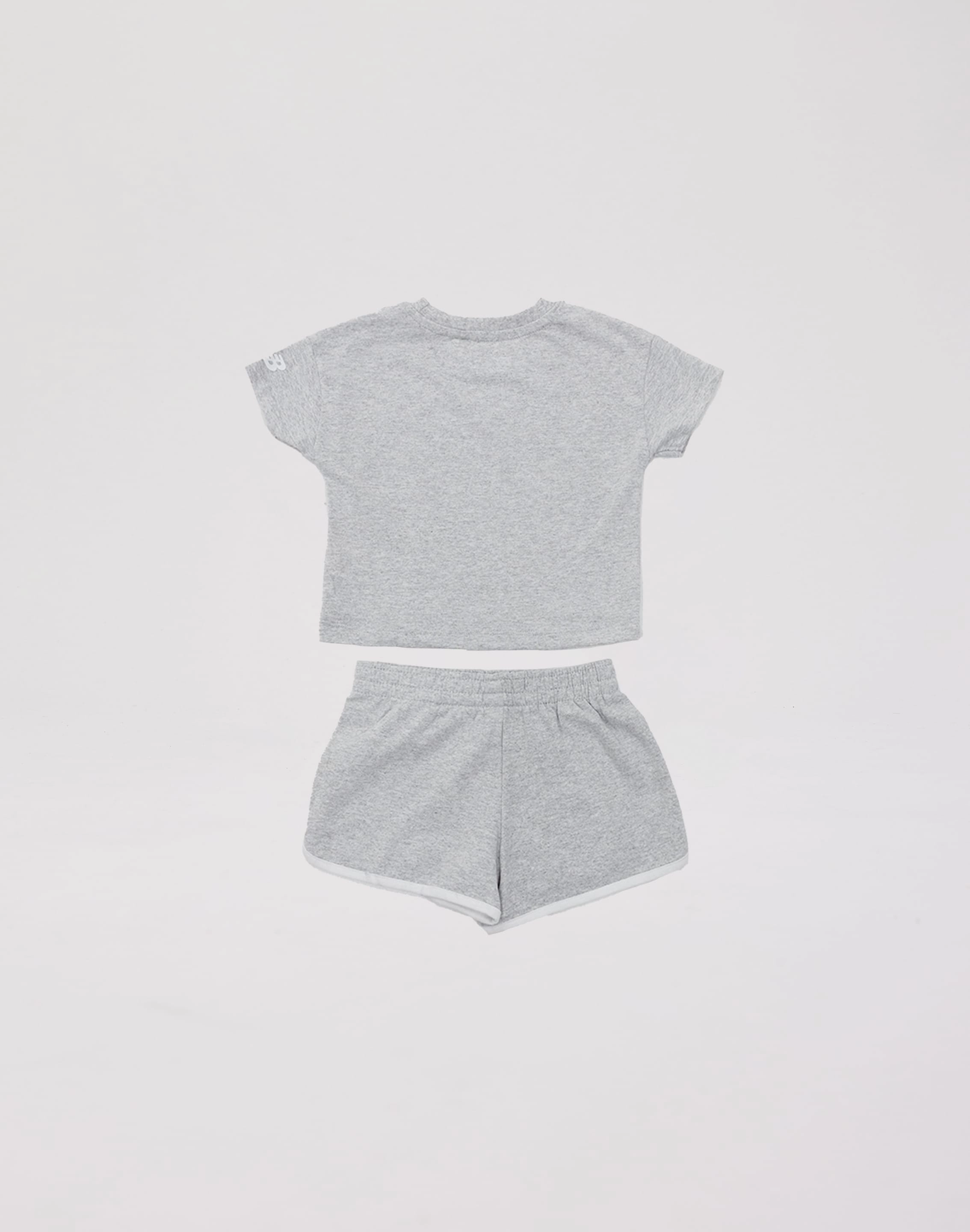 New Balance Flag Fleece Shorts Set Toddler Fashion culture