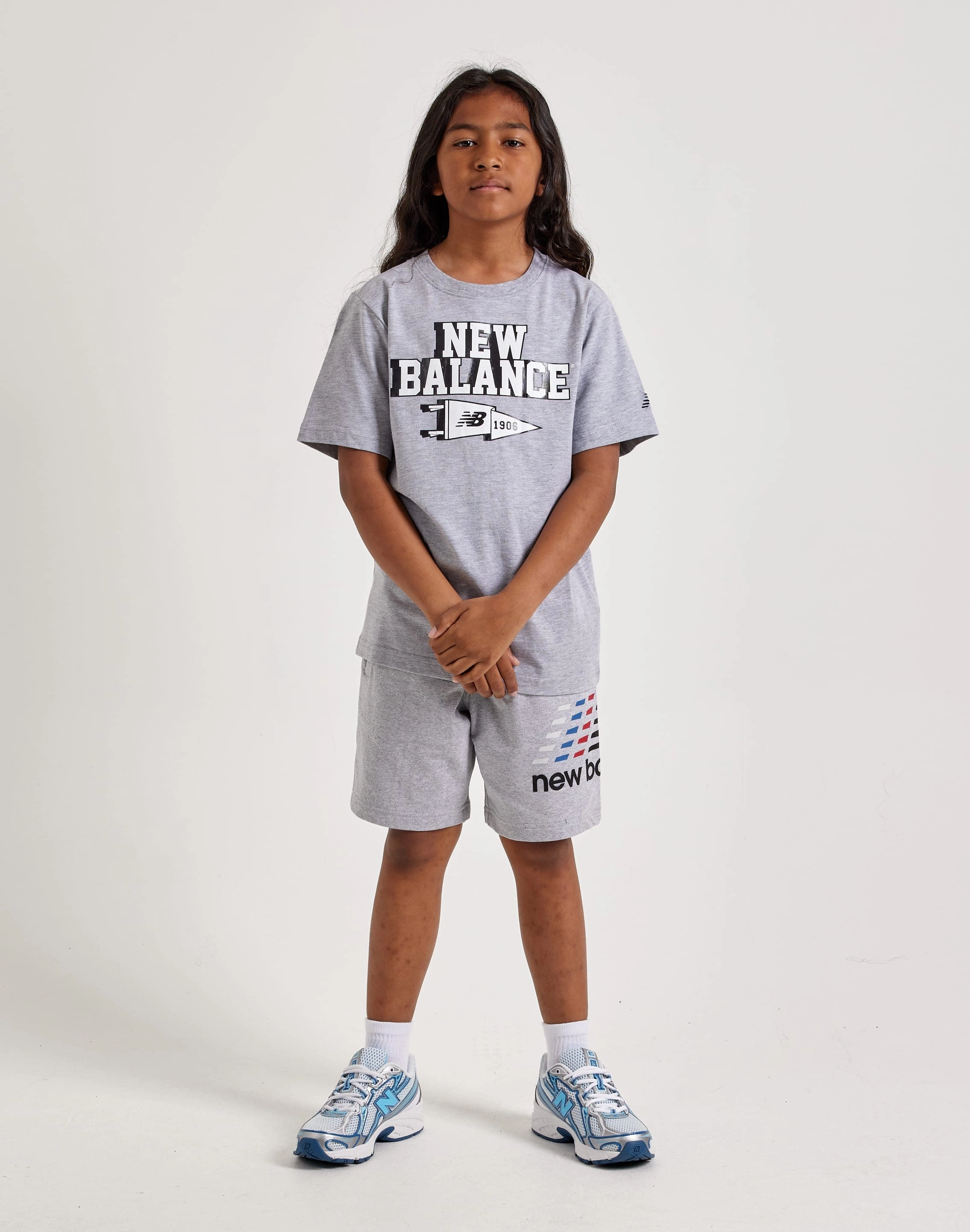 New Balance Flag Tee Grade-School Fashion photography