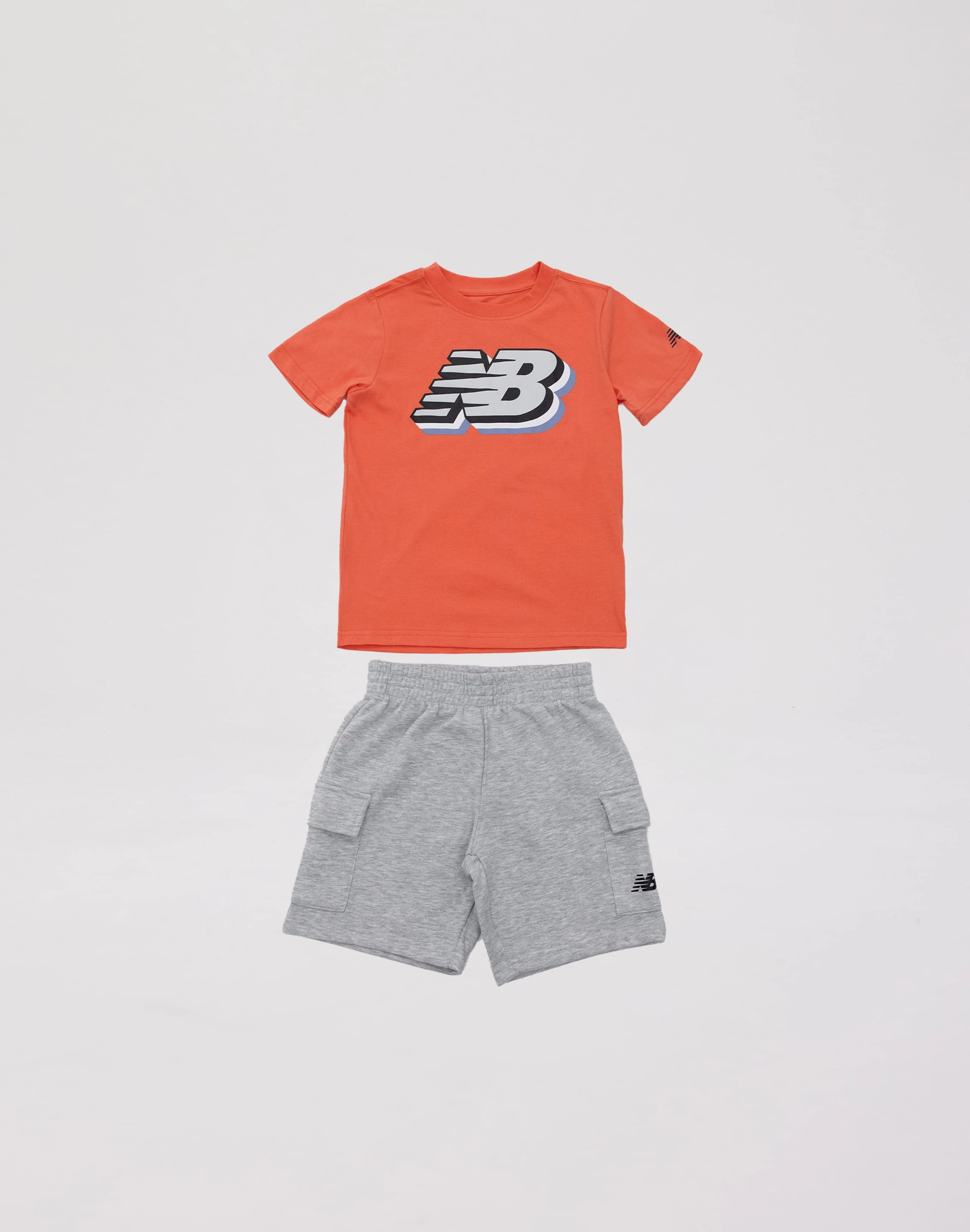 Fashion accessories New Balance Fleece Cargo Shorts Set Pre-School Designer fashion items