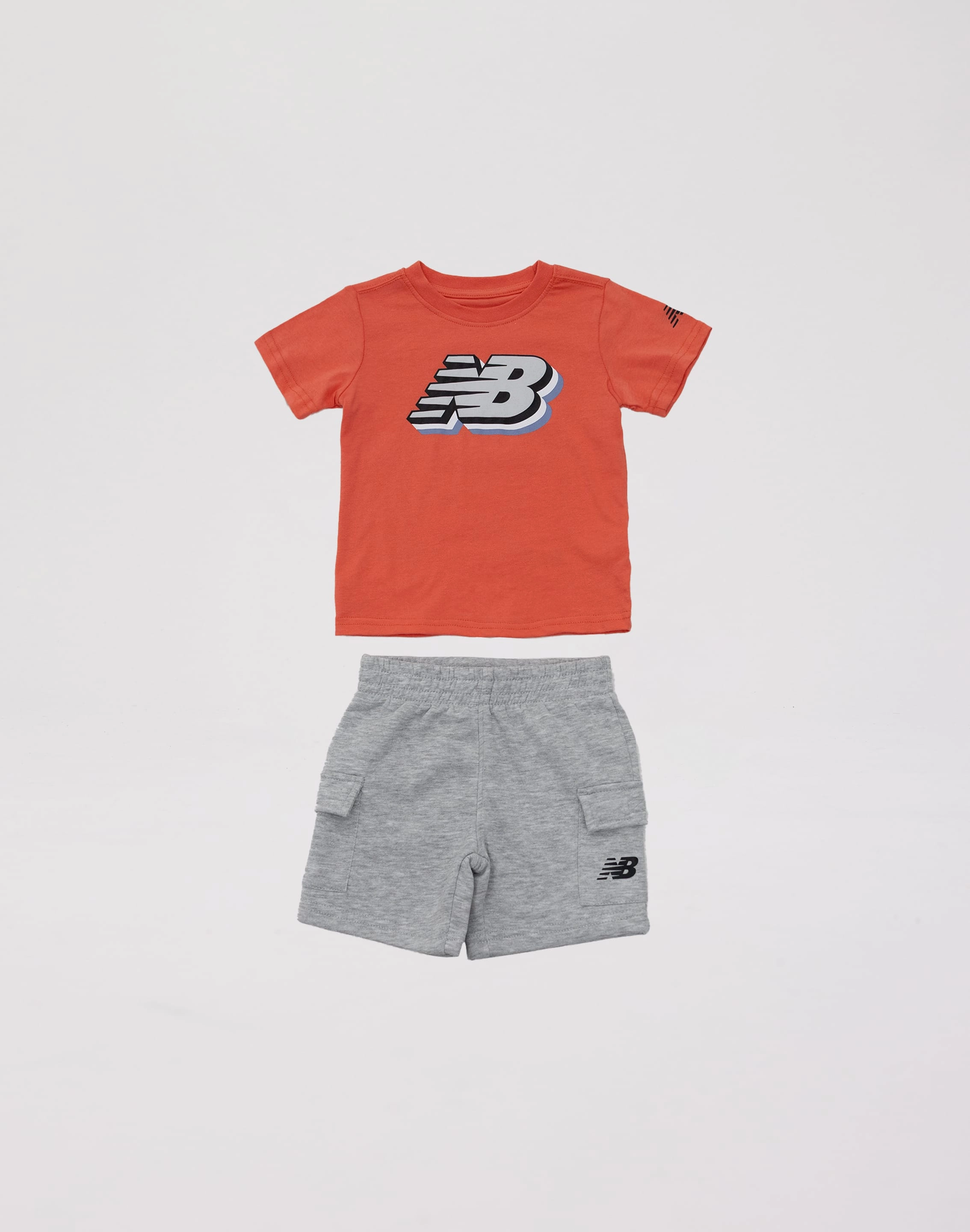 New Balance Fleece Cargo Shorts Set Toddler Formal wear selections Fashion brands