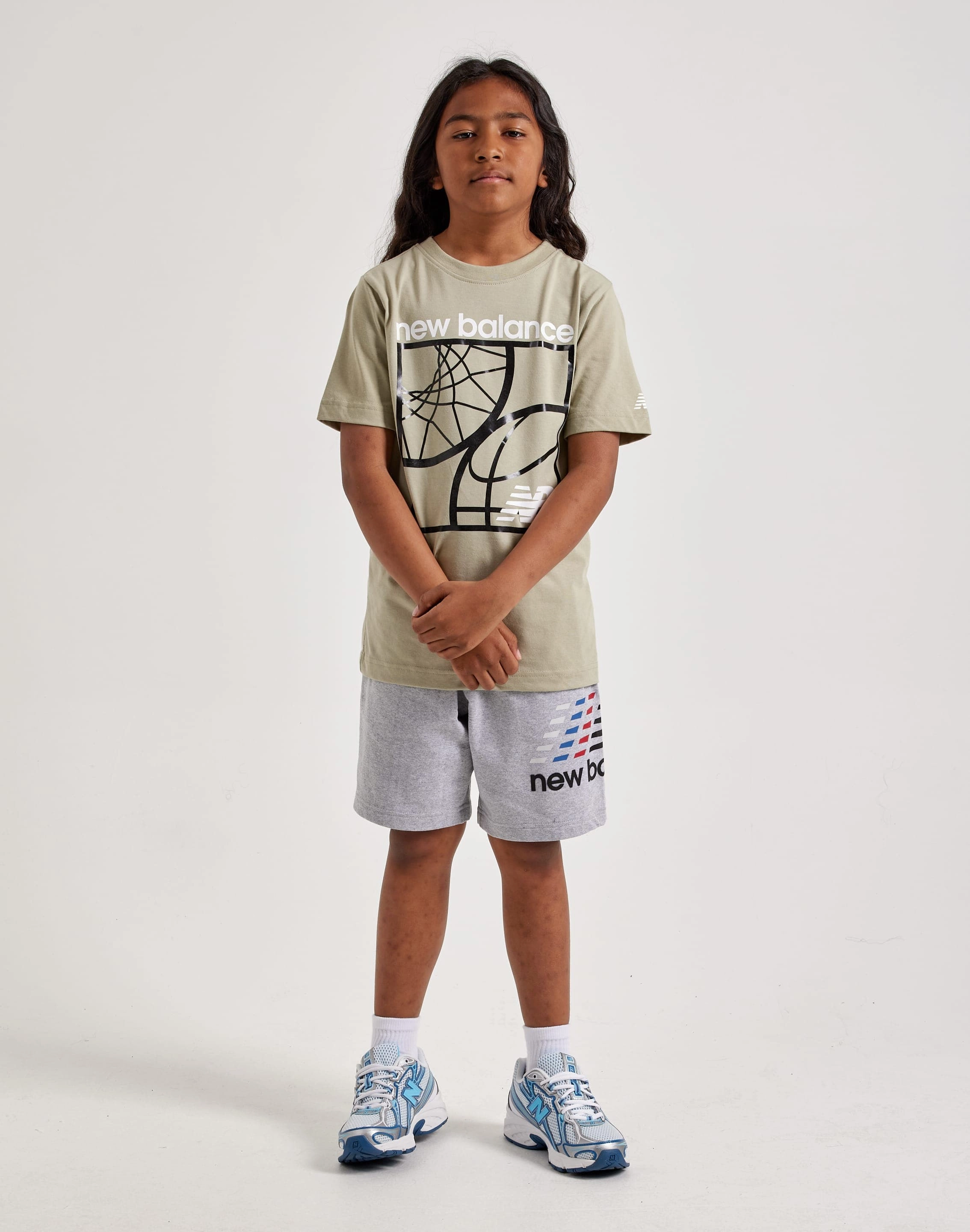 New Balance Hoop Tee Grade-School Best - selling fashion