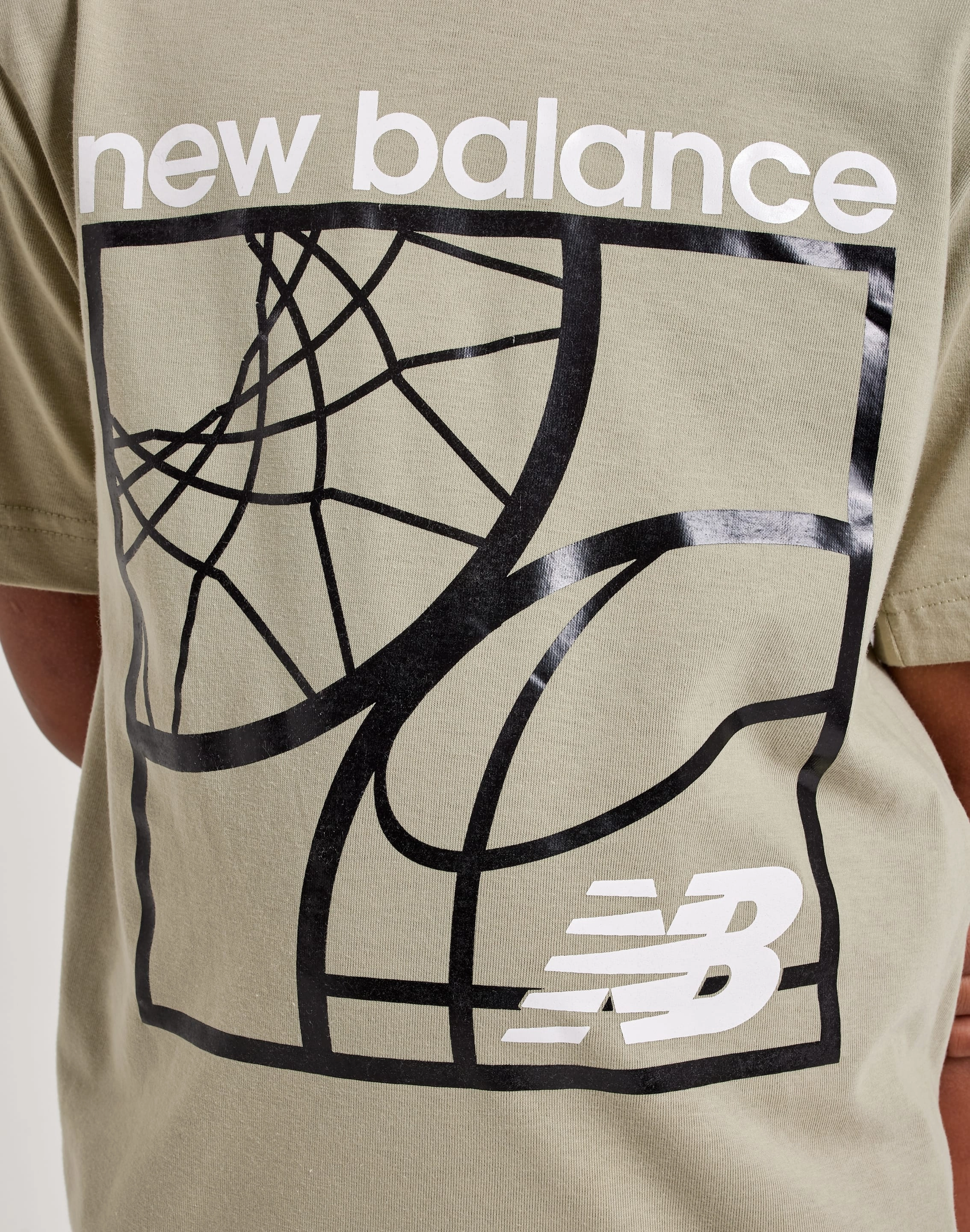 New Balance Hoop Tee Grade-School Best - selling fashion