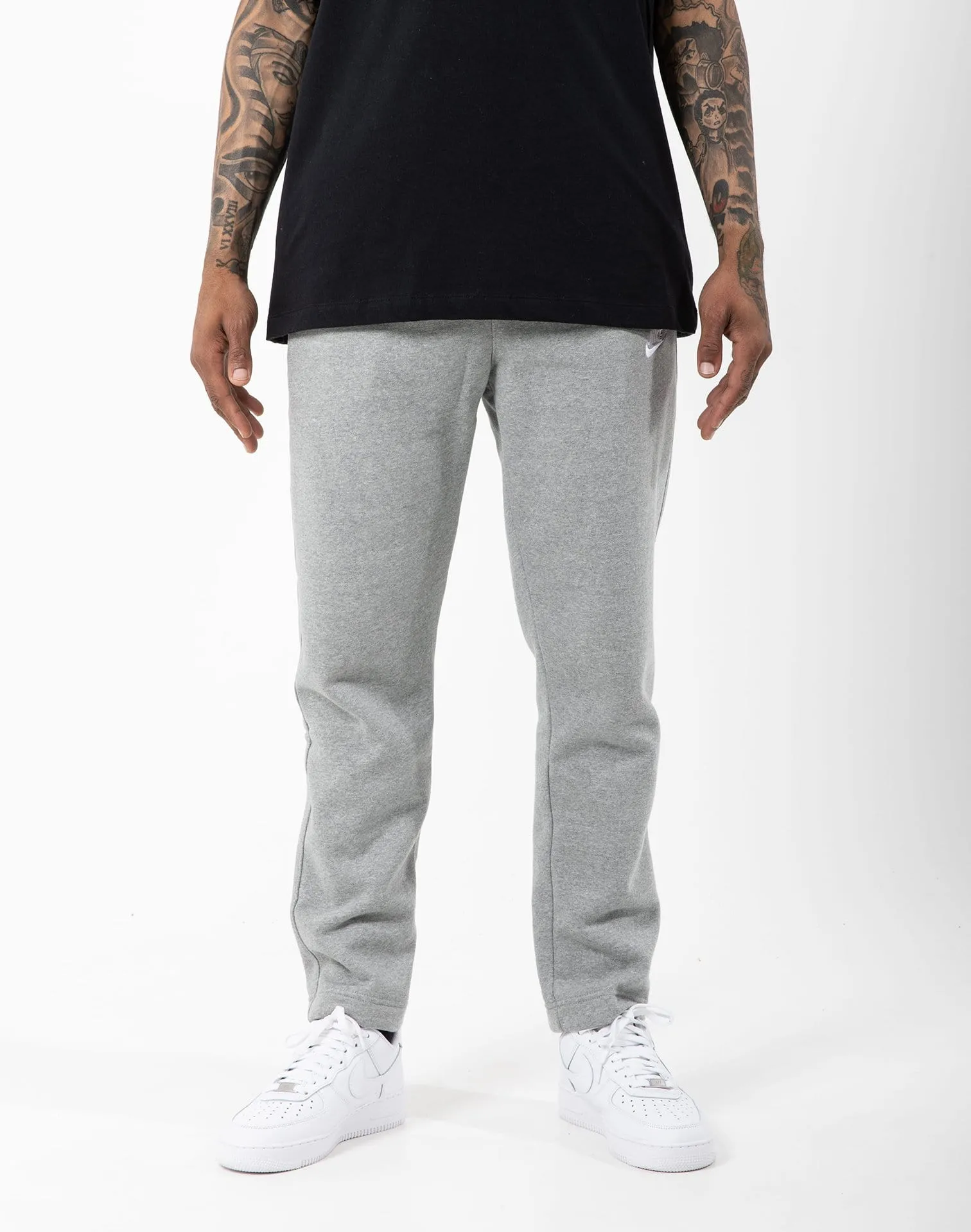 Nylon - included fashion Nike Club Fleece Open Hem Sweatpants Fashion care (washing, ironing, etc.)