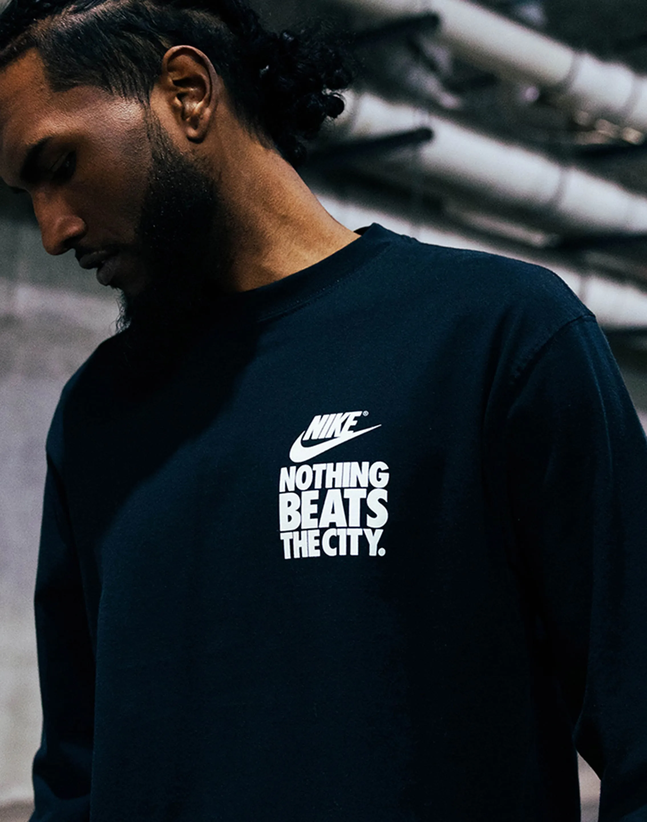 Evening wear Nike Max90 City Long-Sleeve Tee Polyester - used fashion