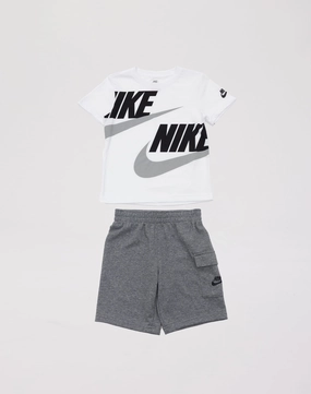 Nike 2-Piece Cargo Shorts Set Pre-School Military - inspired fashion Ethical fashion choices