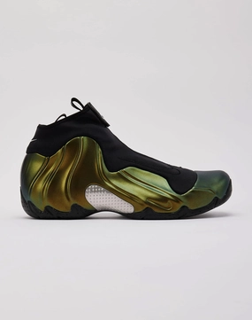 Nike Air Flightposite 'Metallic Gold' Denim products Printed fashion