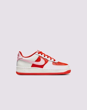 Nike Air Force 1 Grade School Girls' "Summit White/Pink Foam/Lt Crimson" Wool - sourced fashion Trendy gear