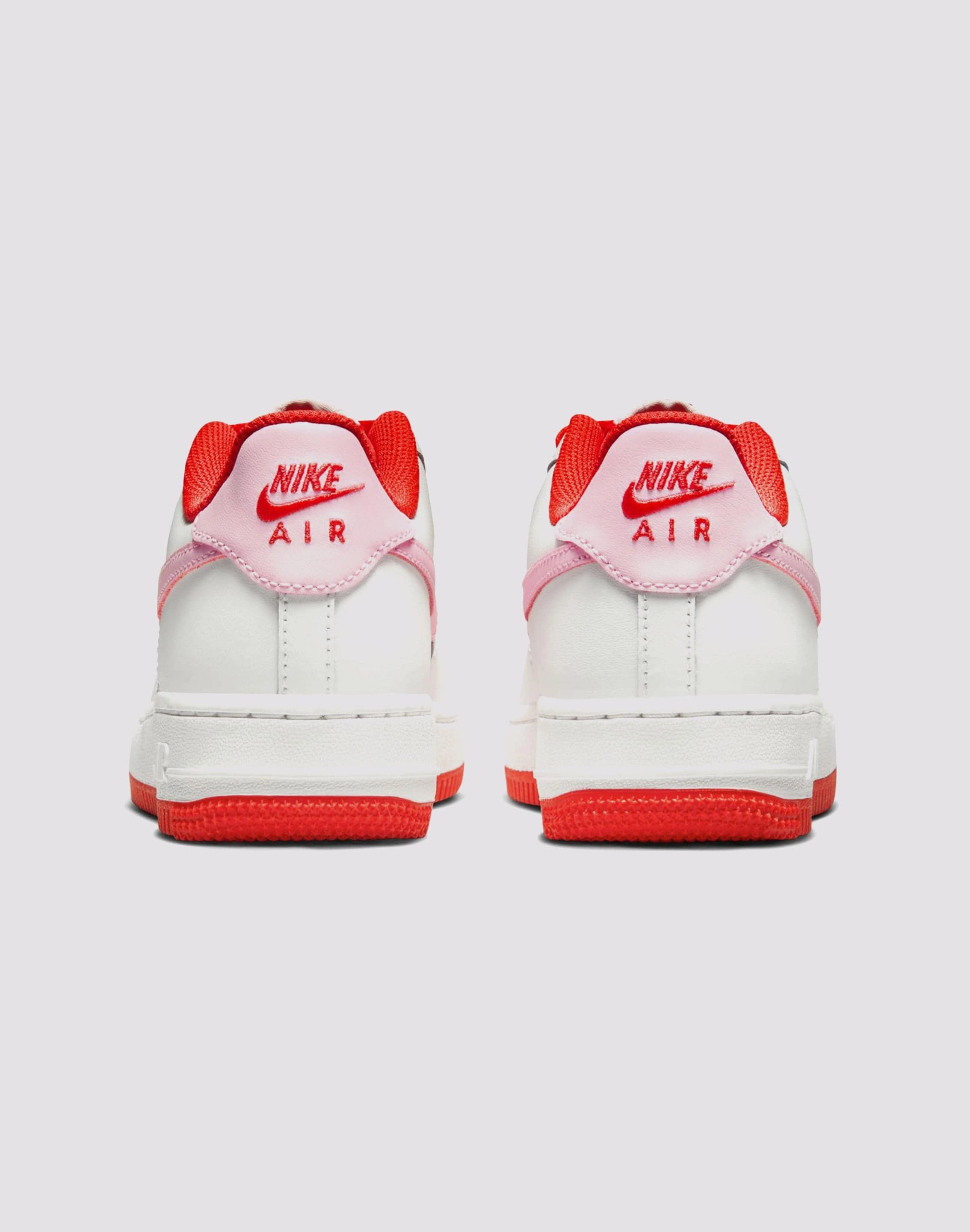 Nike Air Force 1 Grade School Girls' "Summit White/Pink Foam/Lt Crimson" Wool - sourced fashion