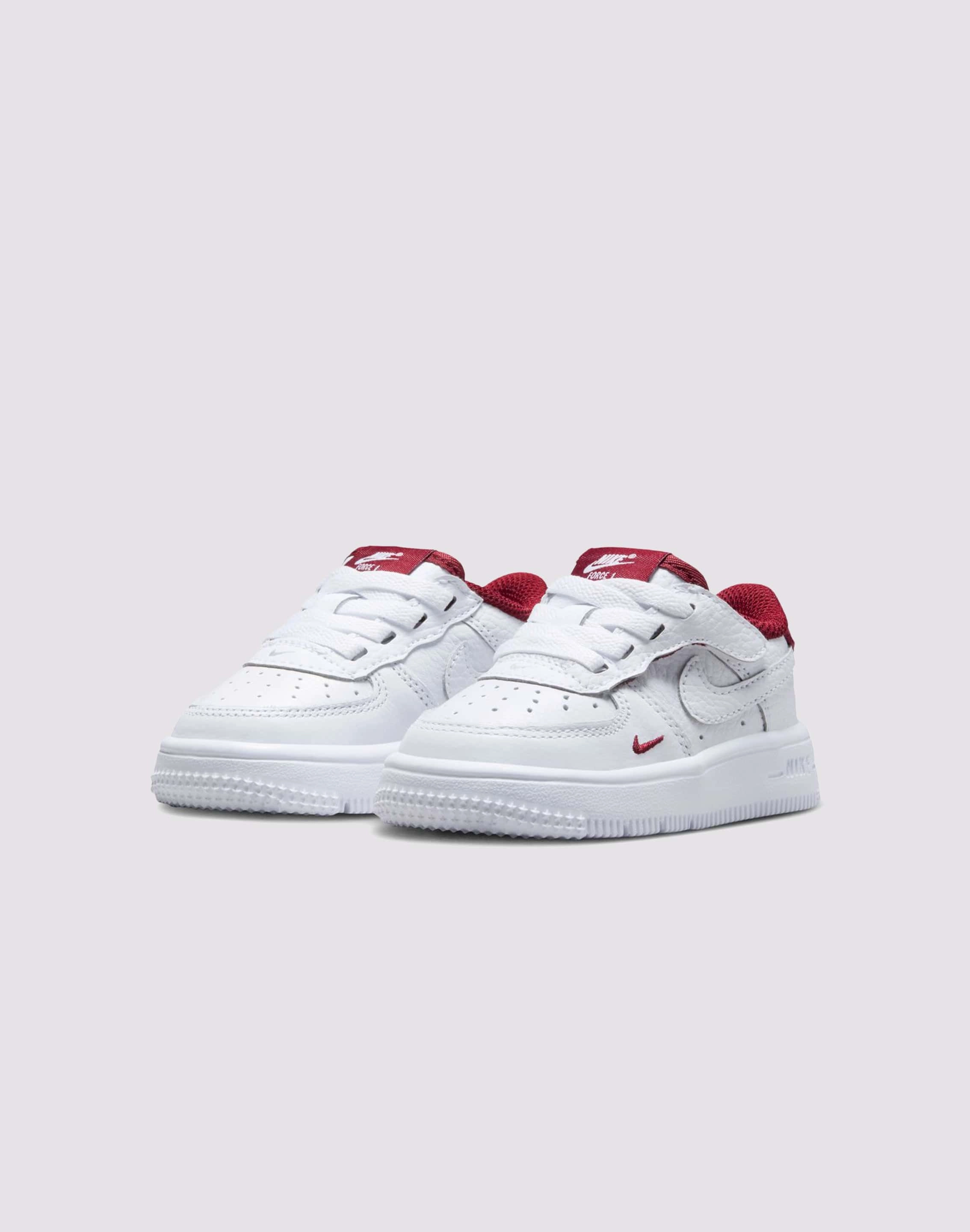 Nike Air Force 1 Low LV8 EasyOn Toddler Boys' "White/Team Red" Quality apparel