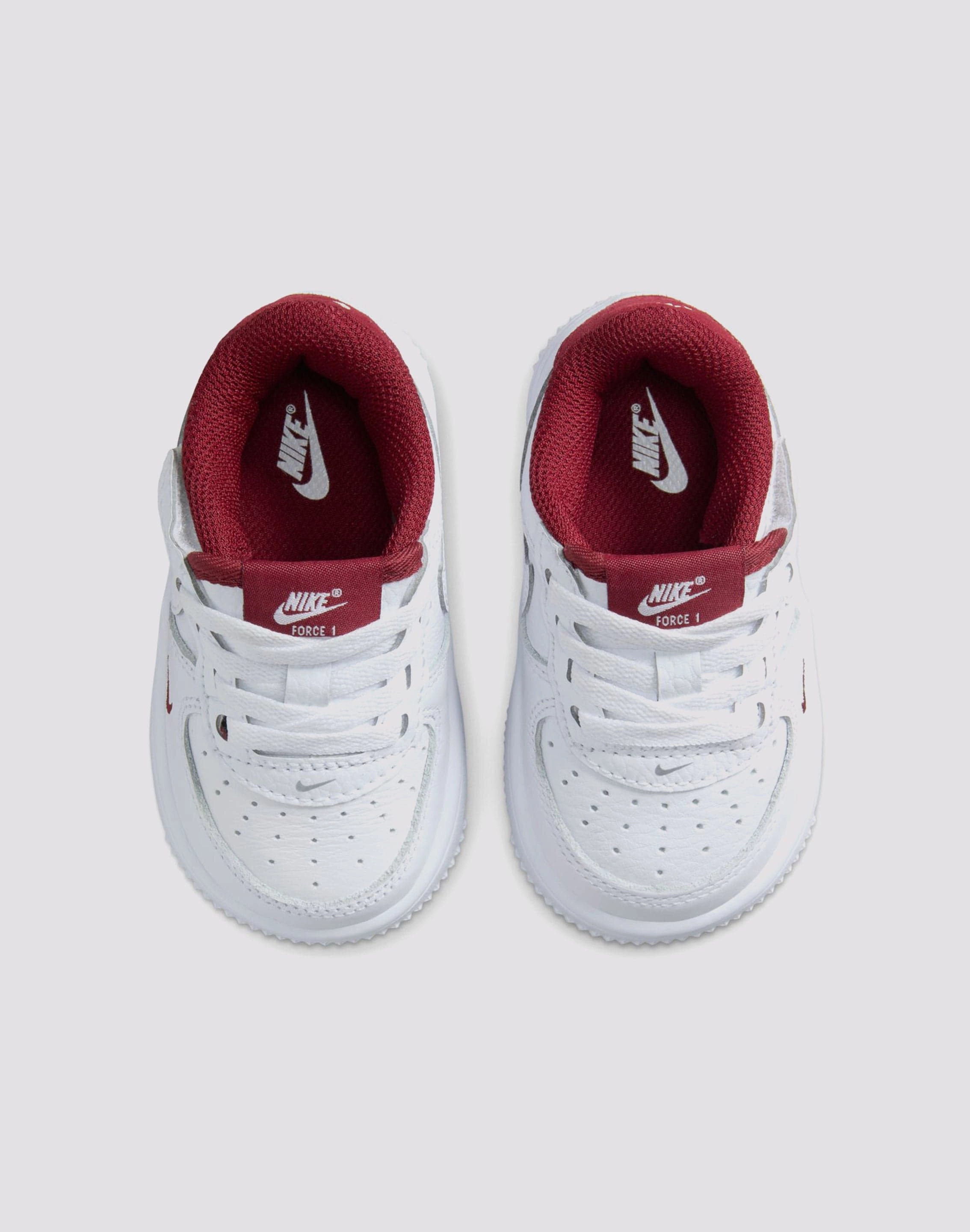 Nike Air Force 1 Low LV8 EasyOn Toddler Boys' "White/Team Red" Quality apparel