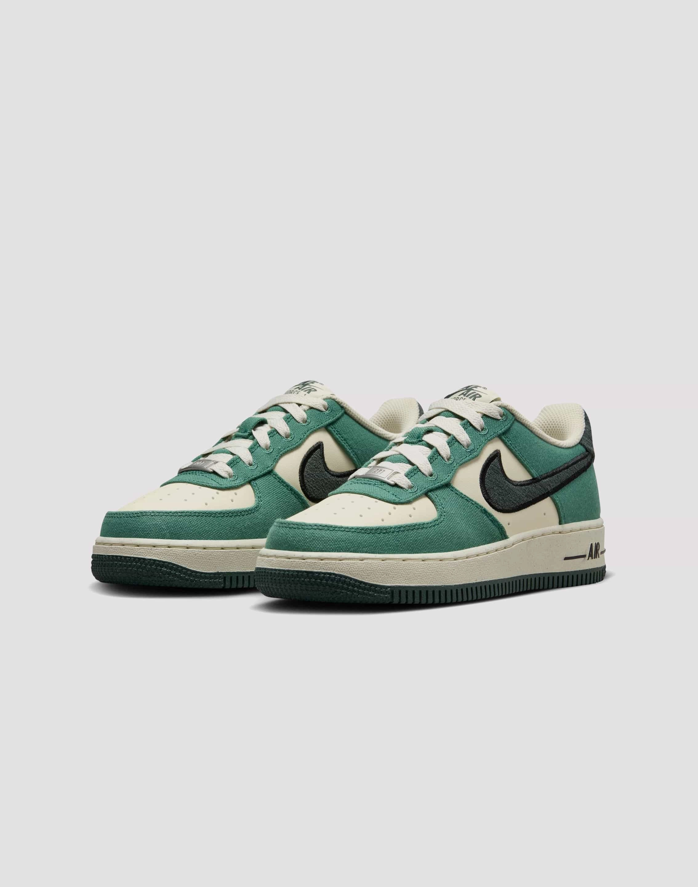 Nike Air Force 1 LV8 Grade School Boys' Coconut Milk/Vintage Green/Bicoastal Fashion trends