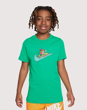 Nike Boxy Graphic Tee Grade-School Denim - based fashion Fashion lookbook